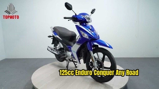 125cc Air-Cooled Enduro Motorcycle with 4-Speed Transmission and 27° High Climbing Capacity for Comm