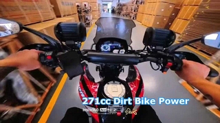 Red Black Street Dirt Bike Motocicleta de 271,3cc Off Road Machine