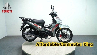 107cc Underbone Motorcycle with 4-Speed Semi-Automatic Transmission and LED Lighting System