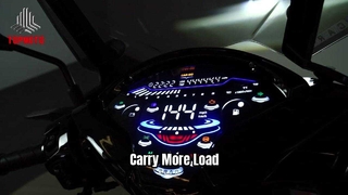 107cc Underbone Motorcycle with 150kg Load Capacity, 3.1L Fuel Tank and 12° Climbing Ability