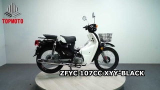 Motocicleta EFI 107cc, amortecedores duplos, rodas raiadas, econômica e durável para deslocamento diário