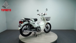 Motocicleta horizontal refrigerada a ar de 107 cc, EFI, semiautomática de 4 velocidades, uso diário econômico